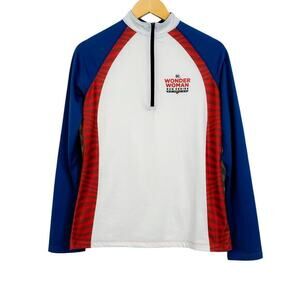 DC Wonder Woman Run Series Quarter Zip Lightweight Jacket Running Man‎ Size M